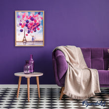 Load image into Gallery viewer, paint by numbers | Balloons Release in Paris | advanced cities romance | FiguredArt