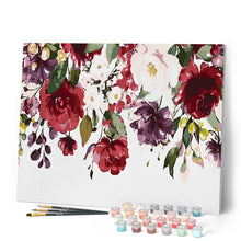 Load image into Gallery viewer, paint by numbers | Watercolor Flowers | flowers intermediate | FiguredArt