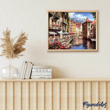 Load image into Gallery viewer, paint by numbers | Small Mountain Village | advanced cities landscapes | FiguredArt
