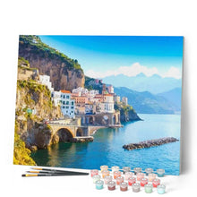 Load image into Gallery viewer, paint by numbers | Amalfi Cityscape | advanced landscapes | FiguredArt