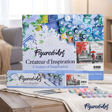 Load image into Gallery viewer, paint by numbers | Red landscape in London | advanced cities romance | FiguredArt