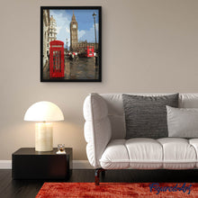 Load image into Gallery viewer, paint by numbers | Red telephone box in London | cities easy | FiguredArt