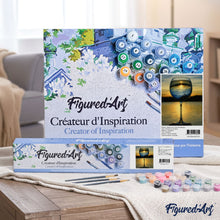 Load image into Gallery viewer, paint by numbers | Wine Glass and Nice View | intermediate landscapes new arrivals | FiguredArt