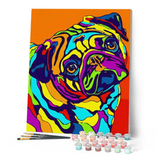 Load image into Gallery viewer, paint by numbers | Dog and Pop Art colors | animals dogs easy new arrivals Pop Art | FiguredArt