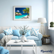 Load image into Gallery viewer, paint by numbers | Holidays in Maldives | advanced landscapes new arrivals | FiguredArt