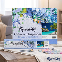 Load image into Gallery viewer, paint by numbers | Holidays in Maldives | advanced landscapes new arrivals | FiguredArt