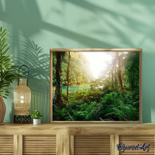 Load image into Gallery viewer, paint by numbers | Tropical Forest | advanced forest landscapes new arrivals | FiguredArt