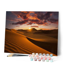 Load image into Gallery viewer, paint by numbers | Desertic Landscape | intermediate landscapes new arrivals | FiguredArt