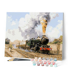 Load image into Gallery viewer, paint by numbers | Old Train | easy landscapes new arrivals trains | FiguredArt