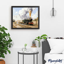 Load image into Gallery viewer, paint by numbers | Old Train | easy landscapes new arrivals trains | FiguredArt
