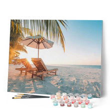 Load image into Gallery viewer, paint by numbers | Tropical Sun | easy landscapes new arrivals | FiguredArt