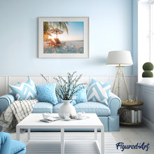 Load image into Gallery viewer, paint by numbers | Tropical Sun | easy landscapes new arrivals | FiguredArt
