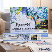 Load image into Gallery viewer, paint by numbers | Cozy House | advanced landscapes new arrivals | FiguredArt
