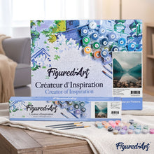 Load image into Gallery viewer, paint by numbers | Mysterious Lake in the Mountains | advanced landscapes new arrivals | FiguredArt