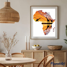 Load image into Gallery viewer, paint by numbers | Africa and Giraffes | animals easy giraffes landscapes new arrivals | FiguredArt