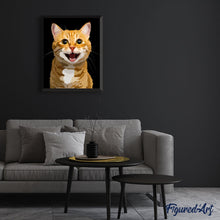 Load image into Gallery viewer, paint by numbers | Hello Cute Cat | animals cats easy new arrivals | FiguredArt