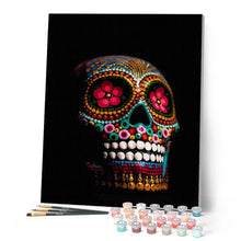 Load image into Gallery viewer, paint by numbers | Decorated Skull | easy new arrivals world | FiguredArt