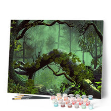 Load image into Gallery viewer, paint by numbers | Lost in the Forest | advanced forest landscapes new arrivals | FiguredArt