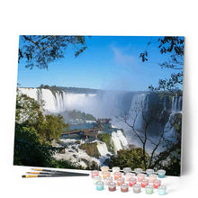 Load image into Gallery viewer, paint by numbers | Big Waterfall | intermediate landscapes new arrivals | FiguredArt