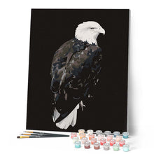 Load image into Gallery viewer, paint by numbers | Big Eagle White and Black | animals birds eagles intermediate new arrivals | FiguredArt