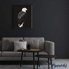 Load image into Gallery viewer, paint by numbers | Big Eagle White and Black | animals birds eagles intermediate new arrivals | FiguredArt