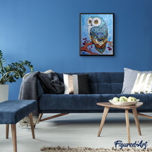 Load image into Gallery viewer, paint by numbers | Beautiful Owl | animals intermediate new arrivals owls | FiguredArt