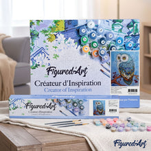 Load image into Gallery viewer, paint by numbers | Beautiful Owl | animals intermediate new arrivals owls | FiguredArt