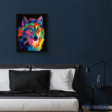 Load image into Gallery viewer, paint by numbers | Wolf Pop Art | animals dogs easy Pop Art wolves | FiguredArt