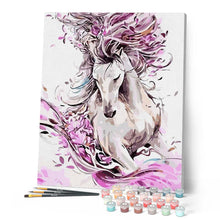 Load image into Gallery viewer, paint by numbers | Beautiful Horse in Pink | animals easy horses new arrivals | FiguredArt