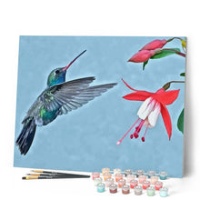 Load image into Gallery viewer, paint by numbers | Hibiscus and Flowers | animals birds flowers intermediate new arrivals | FiguredArt