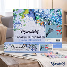 Load image into Gallery viewer, paint by numbers | Hibiscus and Flowers | animals birds flowers intermediate new arrivals | FiguredArt