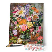 Load image into Gallery viewer, paint by numbers | Flowers in All colors | advanced flowers new arrivals | FiguredArt