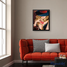 Load image into Gallery viewer, paint by numbers | Woman with Cards | easy new arrivals portrait | FiguredArt