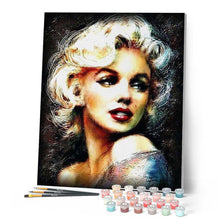 Load image into Gallery viewer, paint by numbers | Marilyn Monroe Gorgeous Lady | advanced new arrivals portrait | FiguredArt