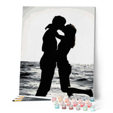 Load image into Gallery viewer, paint by numbers | Romantic Kiss | easy new arrivals romance | FiguredArt