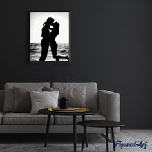 Load image into Gallery viewer, paint by numbers | Romantic Kiss | easy new arrivals romance | FiguredArt