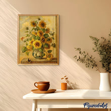 Load image into Gallery viewer, paint by numbers | Large Bouquet of Sunflowers | advanced flowers new arrivals | FiguredArt