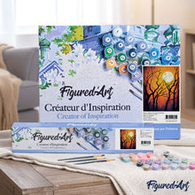 Load image into Gallery viewer, paint by numbers | Full Moon from the Forest | advanced landscapes new arrivals | FiguredArt