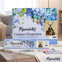 Load image into Gallery viewer, paint by numbers | The Deer Dandy | abstract animals deer easy | FiguredArt