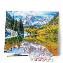 Load image into Gallery viewer, paint by numbers | Mountain River | advanced landscapes mountains new arrivals | FiguredArt