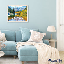 Load image into Gallery viewer, paint by numbers | Mountain River | advanced landscapes mountains new arrivals | FiguredArt