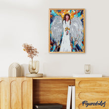 Load image into Gallery viewer, paint by numbers | White Angel | intermediate new arrivals religion | FiguredArt