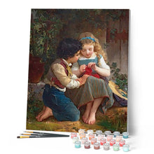 Load image into Gallery viewer, paint by numbers | Childhood Friends | advanced new arrivals portrait | FiguredArt