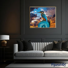Load image into Gallery viewer, paint by numbers | Small Bird with Long Beak | animals birds intermediate new arrivals | FiguredArt