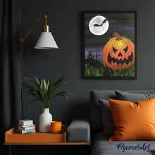 Load image into Gallery viewer, paint by numbers | Evil Halloween pumpkin | advanced halloween new arrivals | FiguredArt