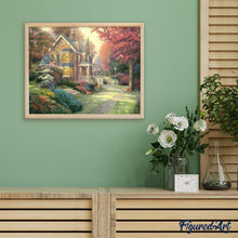 Load image into Gallery viewer, paint by numbers | Romantic cottage | advanced landscapes | FiguredArt