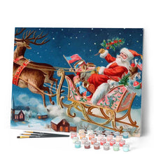Load image into Gallery viewer, paint by numbers | Santa Claus in America | christmas intermediate new arrivals | FiguredArt