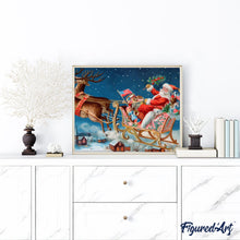 Load image into Gallery viewer, paint by numbers | Santa Claus in America | christmas intermediate new arrivals | FiguredArt
