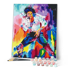 Load image into Gallery viewer, paint by numbers | Michael Jackson | intermediate new arrivals portrait | FiguredArt