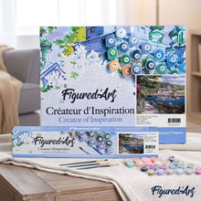 Load image into Gallery viewer, paint by numbers | Boats on the Mediterranean sea | advanced landscapes ships and boats | FiguredArt